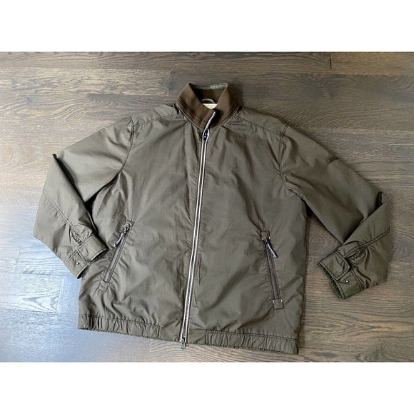 Tommy Bahama Purveyore of Island‎ Lifestyle Bomber Jacket~ L~Dark moss green - Picture 1 of 6